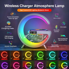 Bluetooth Speaker Wireless Charger Lamp - Visionary Express