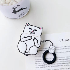 Cartoon Cat AirPods Case - Visionary Express