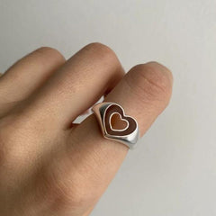 Creative Love Heart Ring - Visionary Express