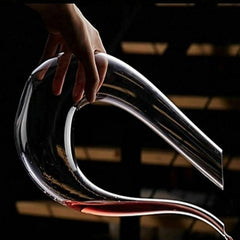 Crystal U - shaped 1500ml Wine Decanter - Visionary Express