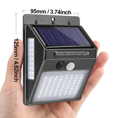 Garden Solar Lamp PIR Motion Sensor LED Solar Light Solar Powered By Sunlight Waterproof for Outdoor Wall Street Decoration - Visionary Express