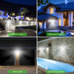 Garden Solar Lamp PIR Motion Sensor LED Solar Light Solar Powered By Sunlight Waterproof for Outdoor Wall Street Decoration - Visionary Express