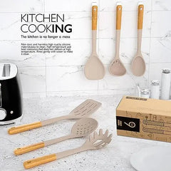 Large Silicone Cooking Utensils Set - Visionary Express