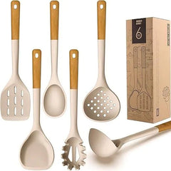 Large Silicone Cooking Utensils Set - Visionary Express