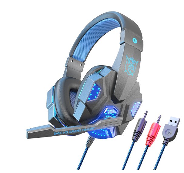 Led Light Wired Gamer Headset - Visionary Express