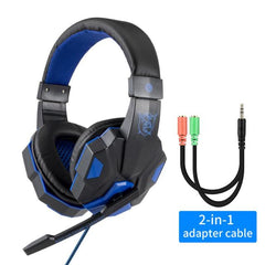 Led Light Wired Gamer Headset - Visionary Express