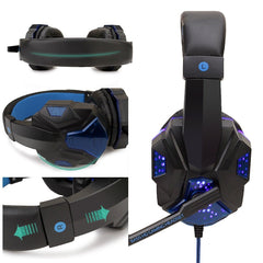 Led Light Wired Gamer Headset - Visionary Express