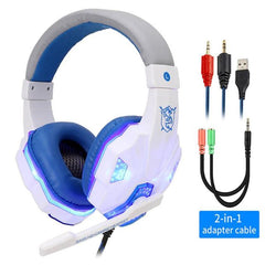 Led Light Wired Gamer Headset - Visionary Express