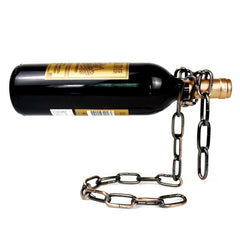 Magic Iron Chain Wine Bottle Holder - Visionary Express