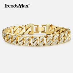 Miami Gold Curb Cuban Bracelet - Visionary Express