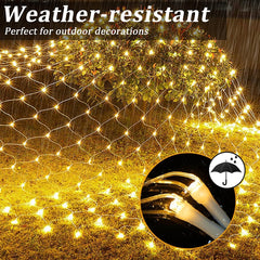 Net Mesh Solar Fairy Lights - Visionary Express