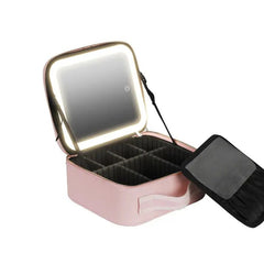 Smart LED Cosmetic Case with Mirror - Visionary Express