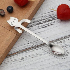 STAINLESS STEEL CAT TEASPOONS - Visionary Express