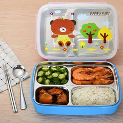 Stainless Steel Cute Bento Lunch Box - Visionary Express