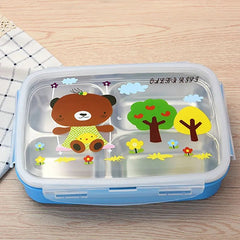 Stainless Steel Cute Bento Lunch Box - Visionary Express