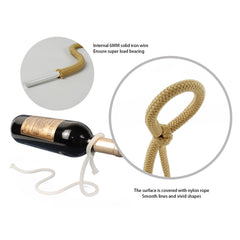 Suspended Rope Wine Bottle - Visionary Express