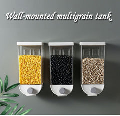 Wall - Mounted Kitchen Multi - Grain Sealed Jars - Visionary Express